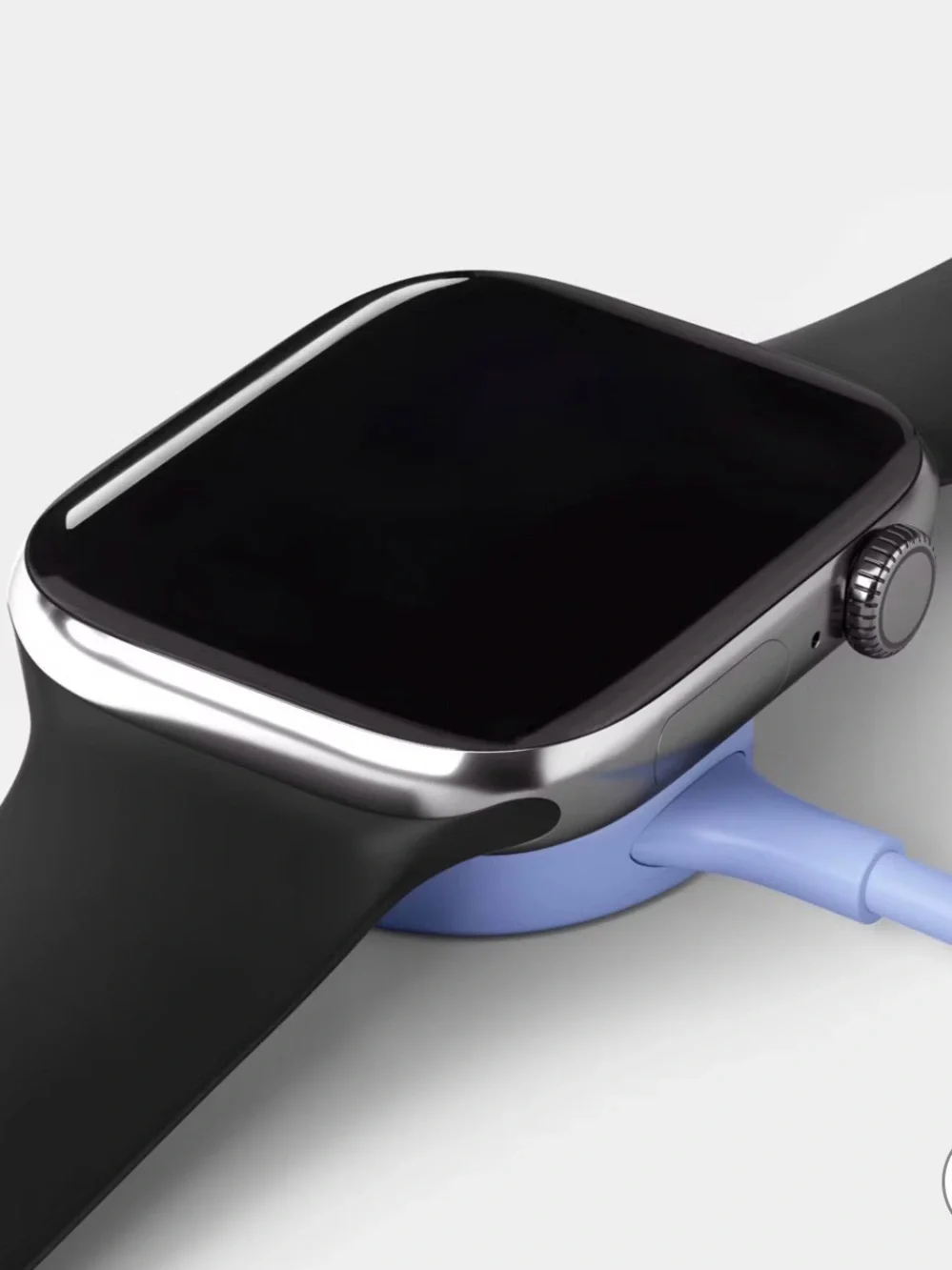 heyday Magnetic Apple Watch Charging Cable in Periwinkle Blue